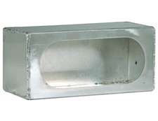 Buyer LB383ALSM Single Smooth Aluminum Oval Light