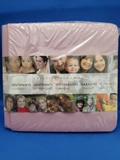 Creative Memories Pink Mauve Blush Sentiments Coverset Album 7" x 7", No Pages