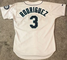 Alex Rodriguez Unwashed Game Used Mariners Jersey 40/40 Season Mill Creek COA