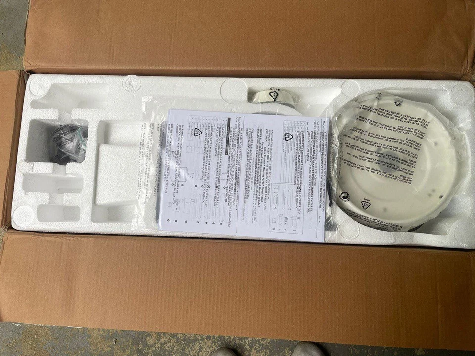 Monte Carlo 3DSTR57BSD 57 Outdoor Ceiling Fan with LED 3 Blades Brushed Steel - Image 4 of 4