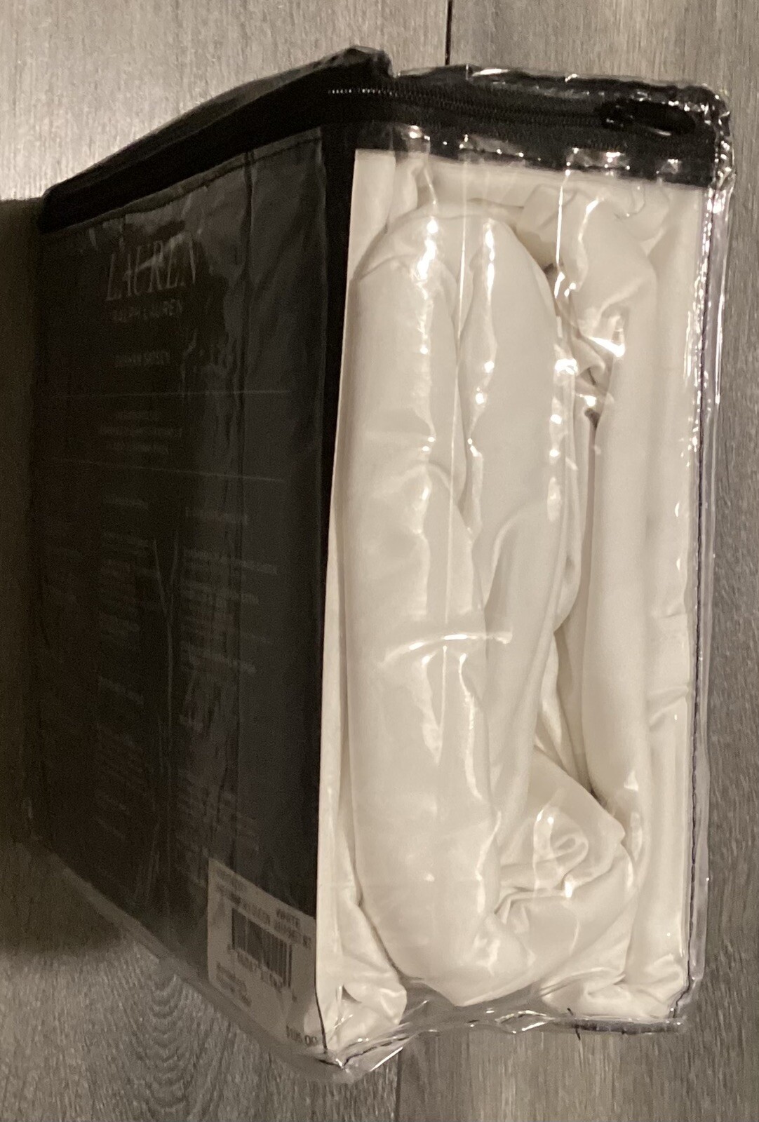 Lauren Ralph Lauren Dunham Sateen 4Piece Sheet Set White Queen Size