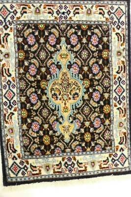 Handgeknüpfter Orientteppich Moud   Auto Fußmatten( 60 X 40 CM)   Neu Top