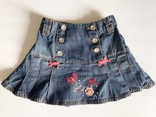 Vintage baby girl sz 6-9M by Adams baby , London denim skirt , see measurments