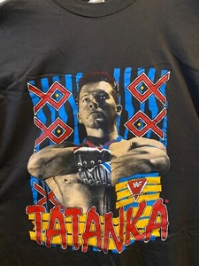 【レア XL】1992 WWF TATANKA ヴィンテージ Tシャツ Tatanka Shirt | eBay