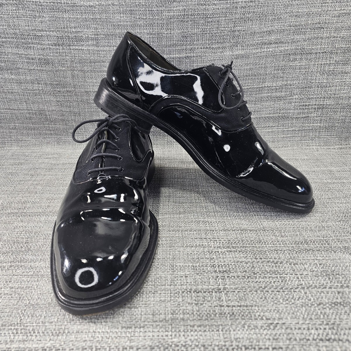 MEZLAN Mens Black Dress Oxfords Patent Leather Size 12M | eBay