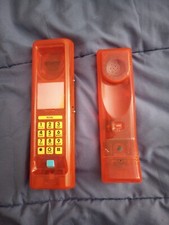 Swatch Twin Phone Clear Red / Pink Yellow 80s - No Cord