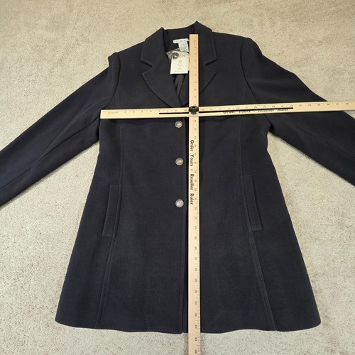CAbi 384 coat blazer jacket peacoat Carbon dark gray Size 16 - Picture 2 of 10