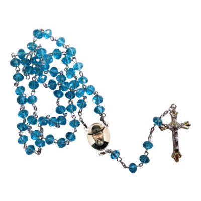 Saint Damien of Molokai Father Damien Rosary and Prayer Card | eBay