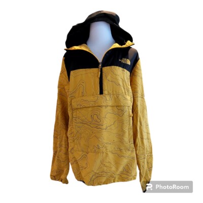 The North Face UO Exclusive Topography Fanorak Jacket Yellow Men