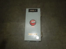 GE TE100D NEMA 12k Circuit Breaker Enclosure w/100A 3p 600V TED Breaker Max Used