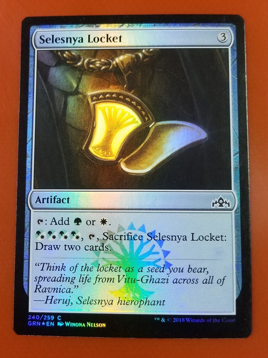 1x Selesnya Locket | FOIL | Guilds of Ravnica | MTG Magic Cards 1x Selesnya Locket | FOIL | Guilds of Ravnica | MTG Magic Cards