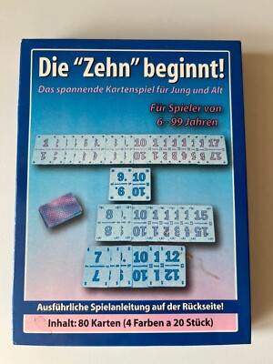 The Ten Begins - The Exciting Card Game for Young and Old - Complete