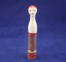 Revlon Couturine LIPSTICK DOLL Lady Holder Case Red Head 0537 USA Vintage 1961