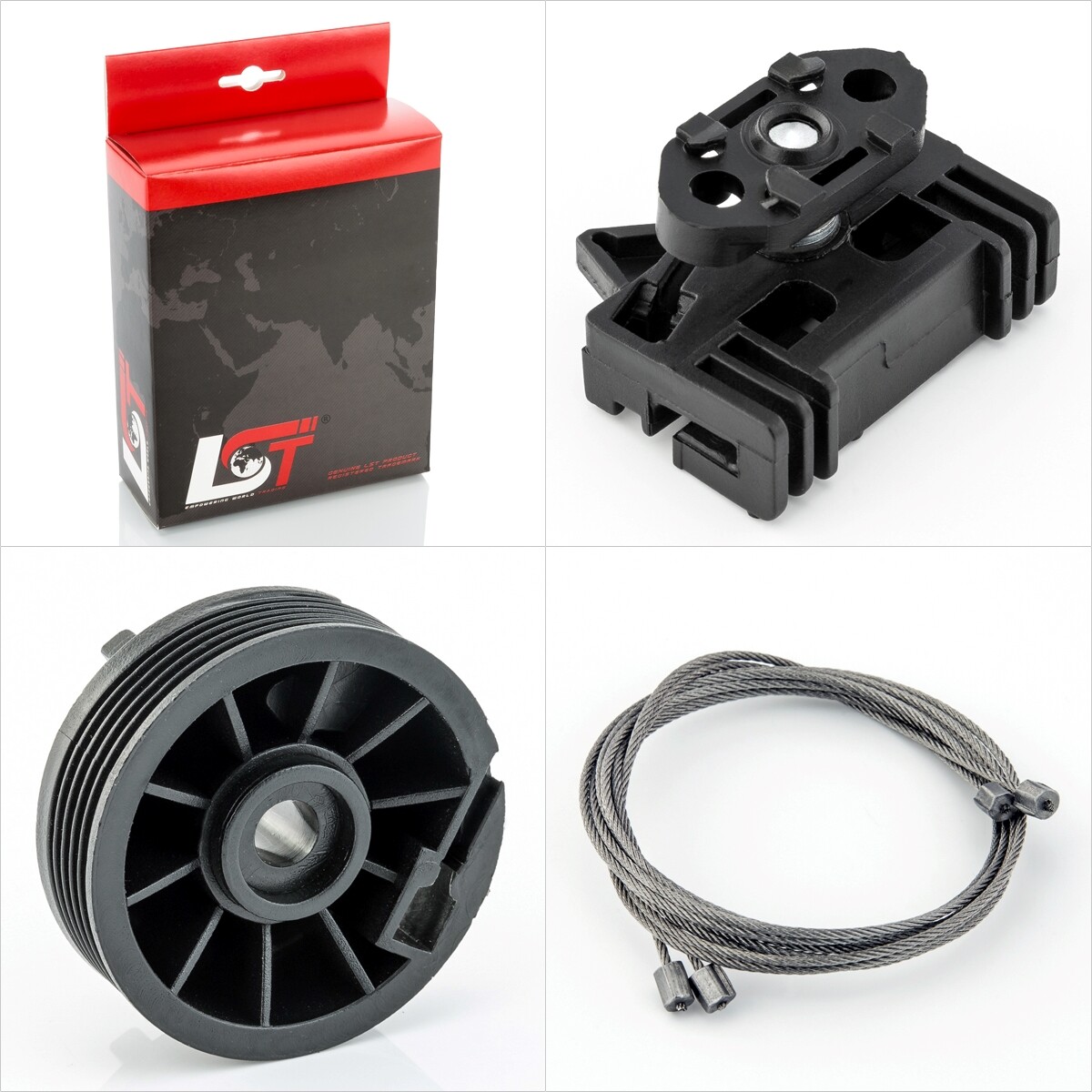 Window Regulator Repair Kit - Rear Right for Opel Meriva A 2003 - 2010
