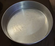 Vintage Aluminum Dura-Ware New York 860 Round Cake Pie Pan 10x2