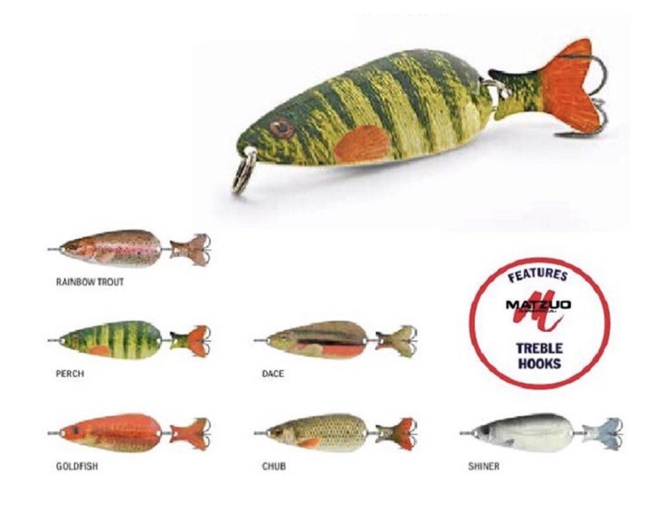 3 Packs Apex Lifelike Spoon 1/2 OZ Rainbow Trout | eBay