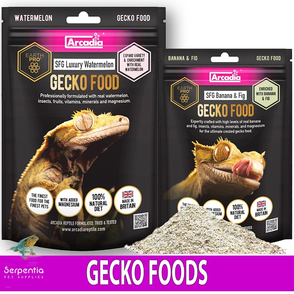 Arcadia EarthPro StickyFootGold | High Fruit and Insect Complete Gecko Diet Food