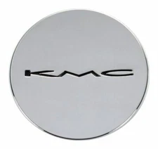 New KMC 2-7/16" Chrome Snap In Wheel Center Cap for Dime & Sector 8 Rim Wheel