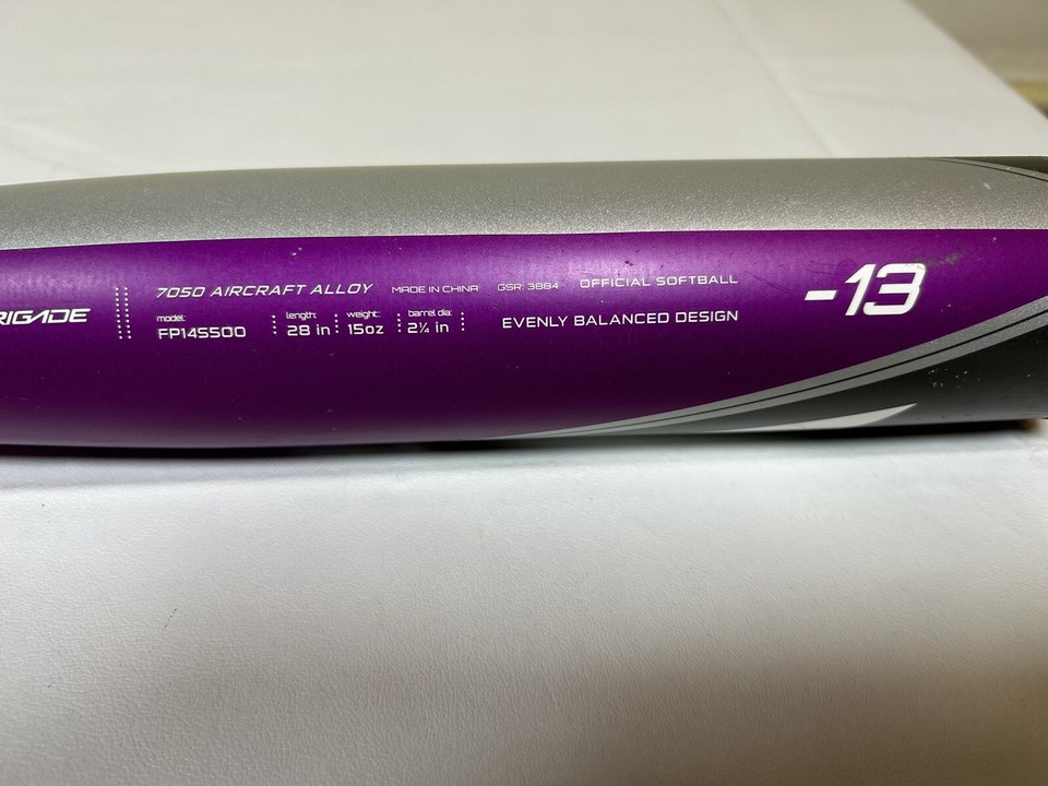 Easton Bat Fastpitch Softball FP14S500 28" 15oz 13 Speed Brigade FS500