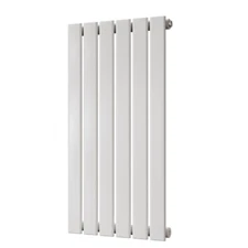 Modern Wall Mount Radiator Heater Hot Water Heating 6 Panel Aluminum 3500 BTU