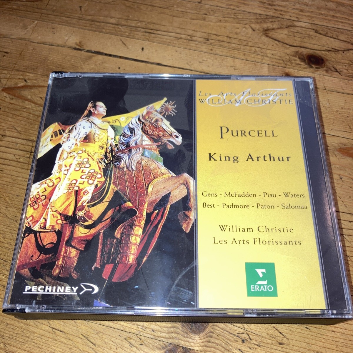 Purcell – King Arthur, Gens, McFadden, William Christie. 2xCD Germany 1995 Erato – 4509-98535-2 Purcell – King Arthur, Gens, McFadden, William Christie. 2xCD Germany 1995 Erato – 4509-98535-2