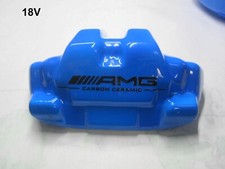 One Rear Blue Caliper Cover For Amg Mercedes Slk350 E Class E350 Carbon Ceramic