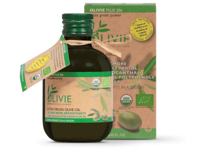 Organic High Polyphenol Rich Extra Virgin Olive Oil OLIVIE PLUS 30X | Moroccan |