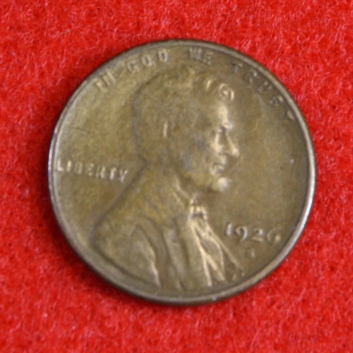 1926-S Lincoln Wheat Cent Penny High Grade Coin LW2459
