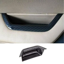 For BMW X3 F25 X4 11-2017 Carbon Fiber Front Left Door Storage Box Cover Decor