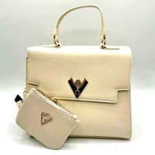 Valentino Orlandi Medium Satchel Bag with Adjustable Strap and Wallet