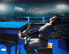 FOTO ROCKETMAN FIRMADA A MANO 11x14 autografiada por Taron Egerton certificado elton john jsa