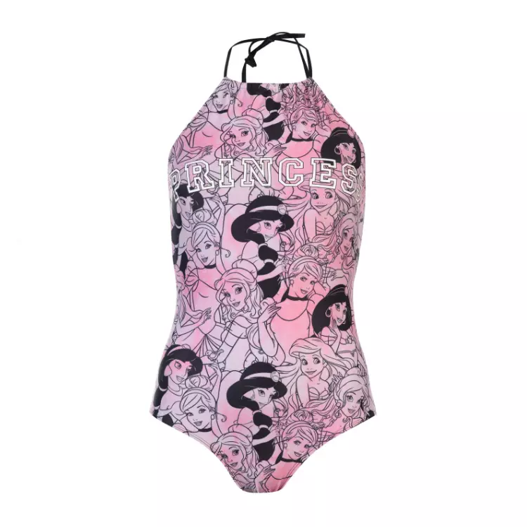 DISNEY maillot de bain femme PRINCESSES rose et noir taille S M