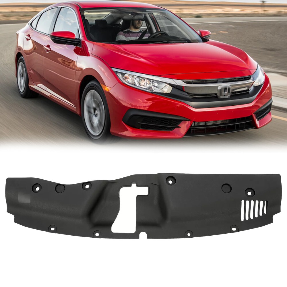Fits For 2016-2021 Honda Civic Front Grille Radiator Sight Shield Cover Assembly