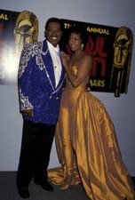 Luther Vandross Natalie Cole at 7th Soul Train Music Awards at- 1993 Old Photo