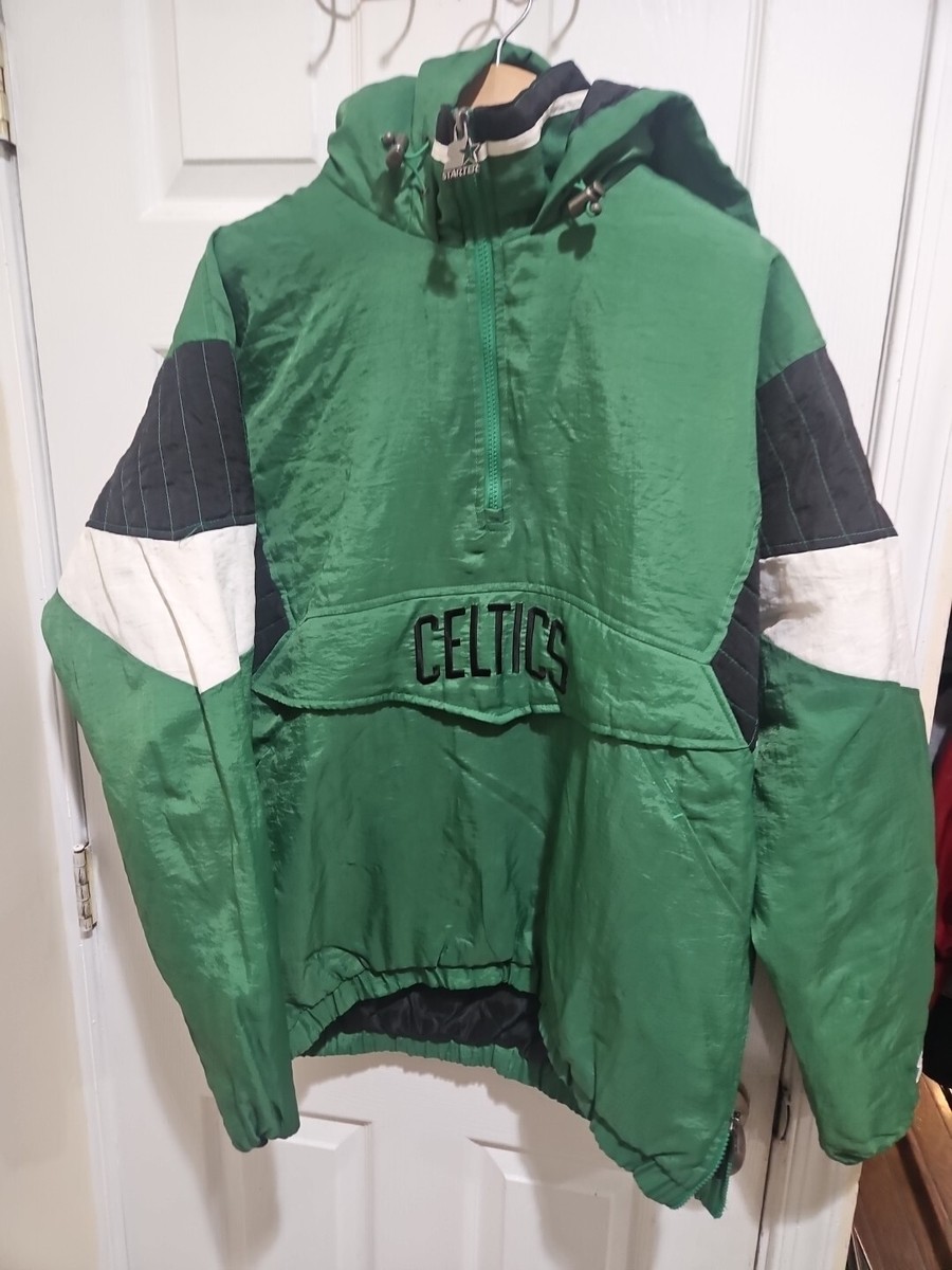Vintage 1990's NBA Boston celtics starter pullover jacket size xL