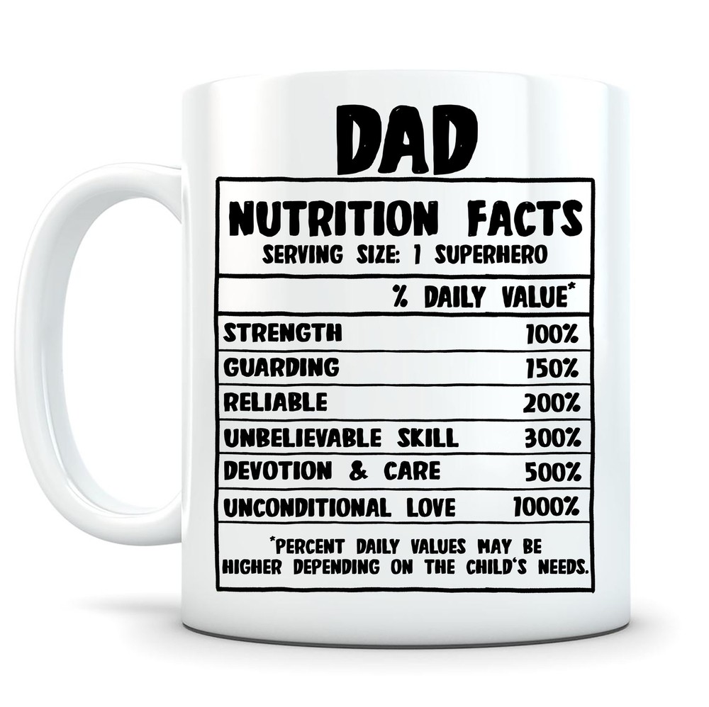 Dad Nutrition Facts Mug Dad Coffee Mugfunny Dad Mug Best Dad Mug Dad Gift From Dad Nutrition Facts Mug Dad Coffee Mugfunny Dad Mug Best Dad Mug Dad Gift From