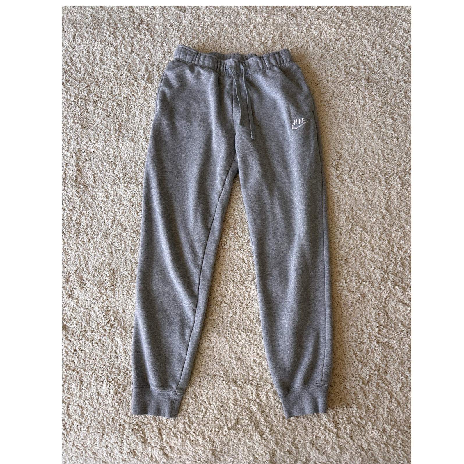Nike Gray Fleece Sweatpants Joggers Men’s Size S