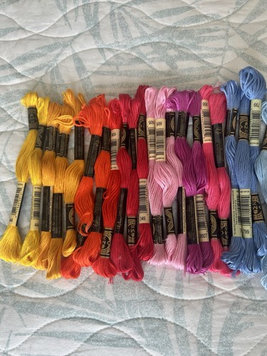 50 Brand New DMC Embroidery Floss Skeins - Assorted Colors - Picture 4 of 5