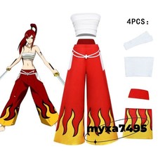 Fairy Tail Erza Scarlet Cosplay Costumes Clot...
