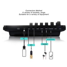 Live Sound Card Bluetooth Accompaniment Smart Noise Reduction Voice Changin PSXP
