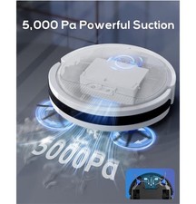 Pureatic V3 Robot Vacuum Cleaner Mop 5000 Pa Strong Suction White W remote 8