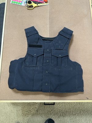 Point Blank Dark Navy External Vest Carrier With Soft Panel Inserts