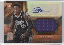 2013-14 Panini Spectra Rookie Jersey Auto Orange 3/5 Ben McLemore #113 Auto 4l3
