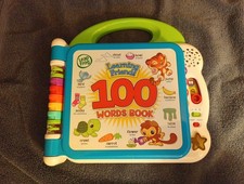 Leap Frog Learning Friends 100 Words Book Spanish English Electronic Toy Works