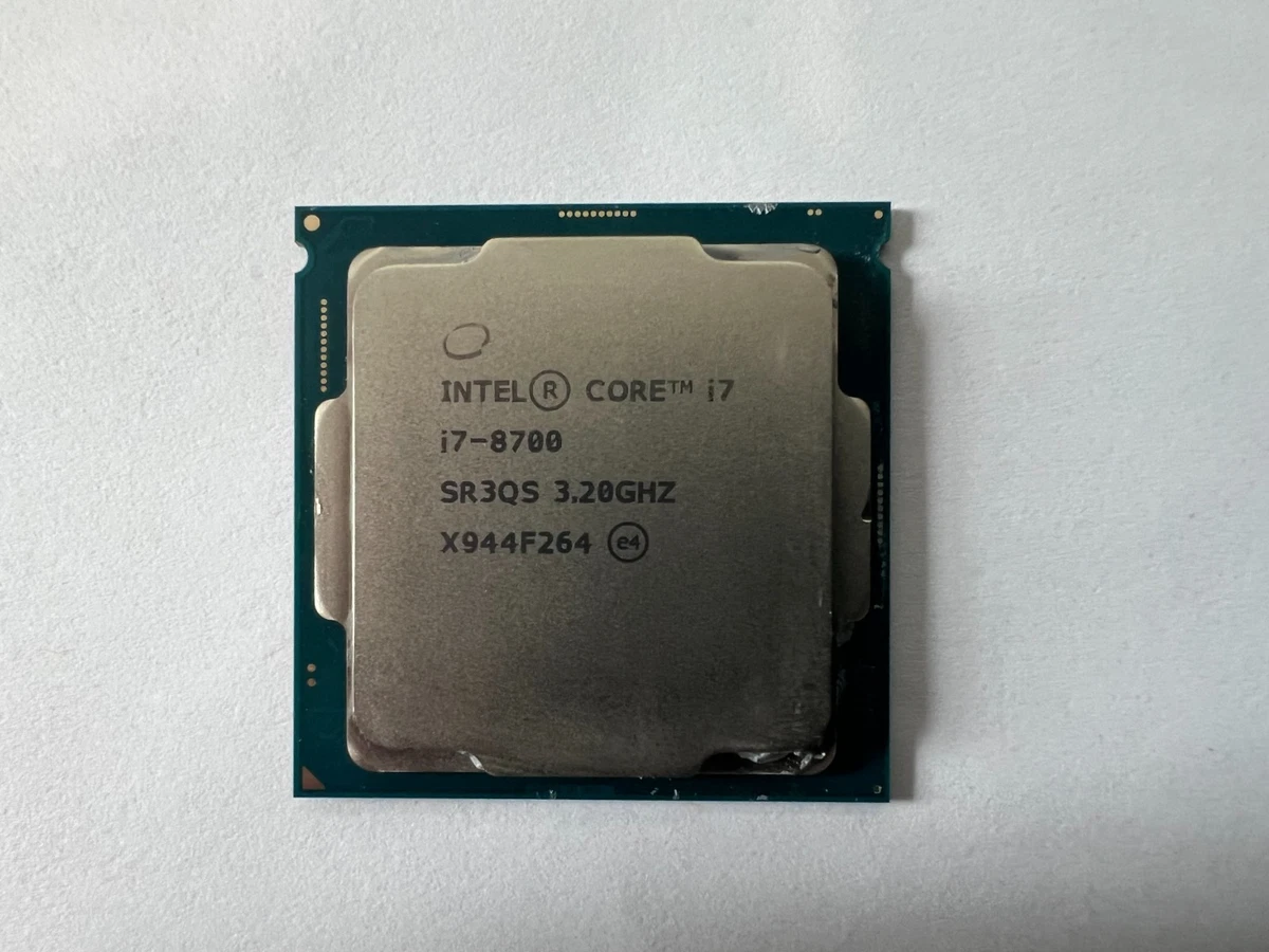 Intel Core i7-8700 Processor Model Computer Processors LGA 1151