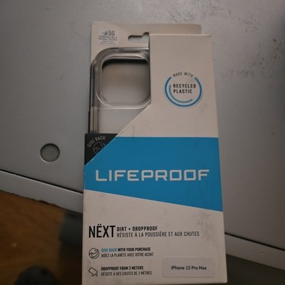 LifeProof NËXT Apple iPhone 12  Pro Max Clear Lake Drop Proof Case - New