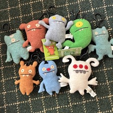 Lot of 8 Uglydoll Monster Keychains 3.5. Very lightly loved. 2 Have Tags