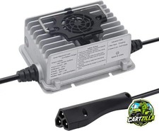 Replacment Golf Cart Battery Charger 48V 6Amp for 48 Volt Ez-Go EZgo RXV/TXT wit