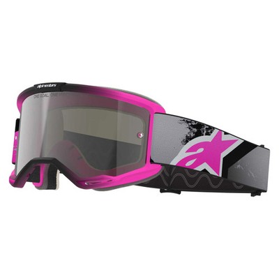 Alpinestars MX | MTB Vision 5 Brille AHND (Iron Pink Fluo) verspiegelte silberne Gläser