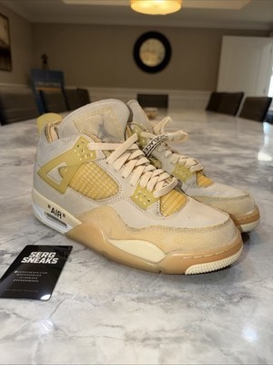 Jordan 4 Retro Off-White Sail, Size 10W/8.5M